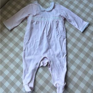 La Coqueta Light Pink Baby Romper Sleepsuit